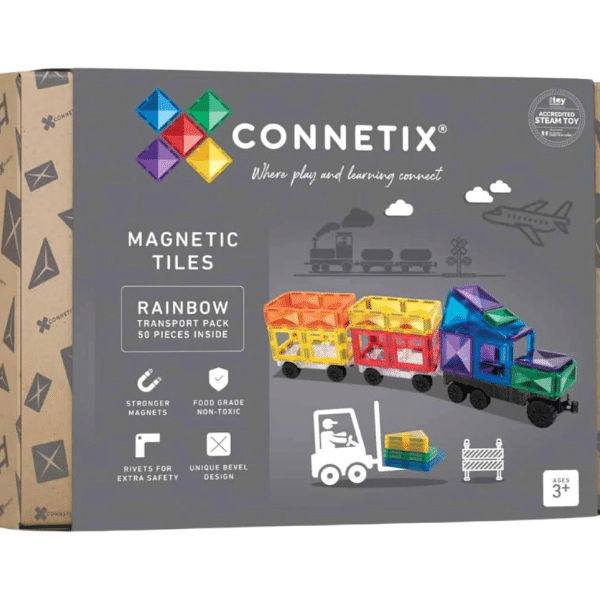 Connetix - Arc-En-Ciel Pack Transport 50 pc