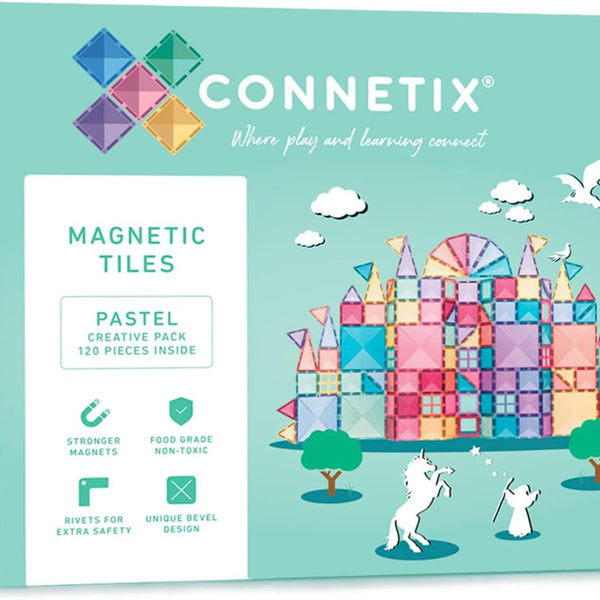 Connetix - Pastel Pack Créatif 120 pc