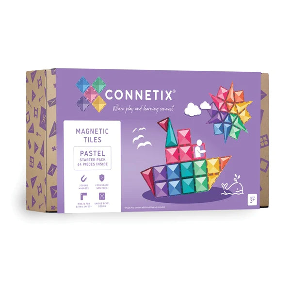 Connetix - Pastel Pack de Départ 64 pc
