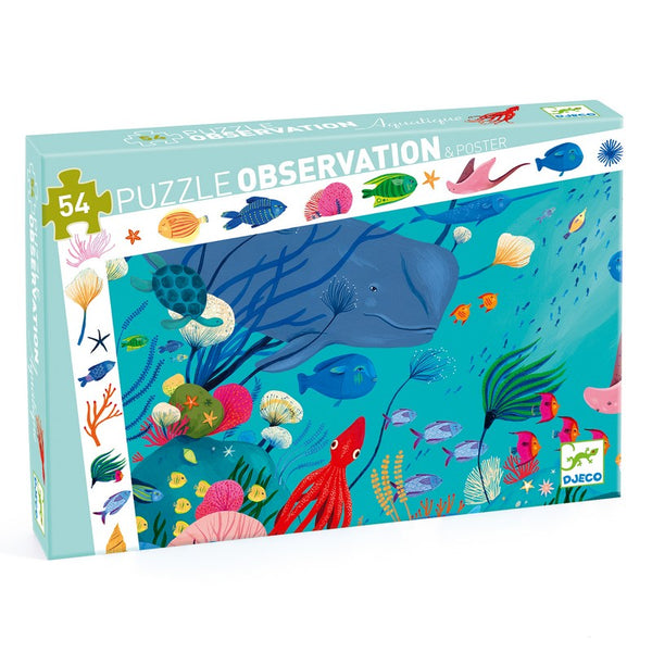 Djeco - Puzzle observation 54 pcs Aquatique