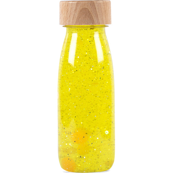 Petit boum - Bouteille sensorielle Float Jaune