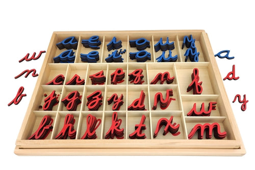 Alphabet mobile cursif