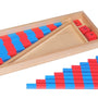 Barres rouges et bleues 2 lots avec boîte