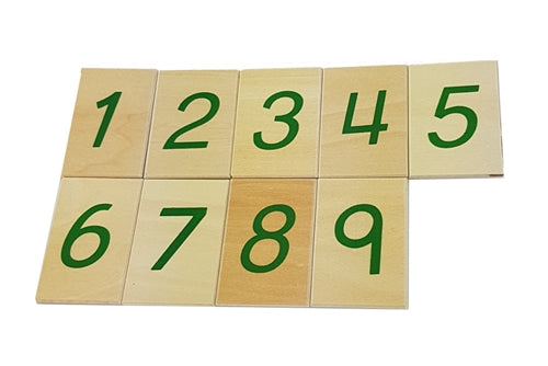 Cartes en bois numériques 1-9000