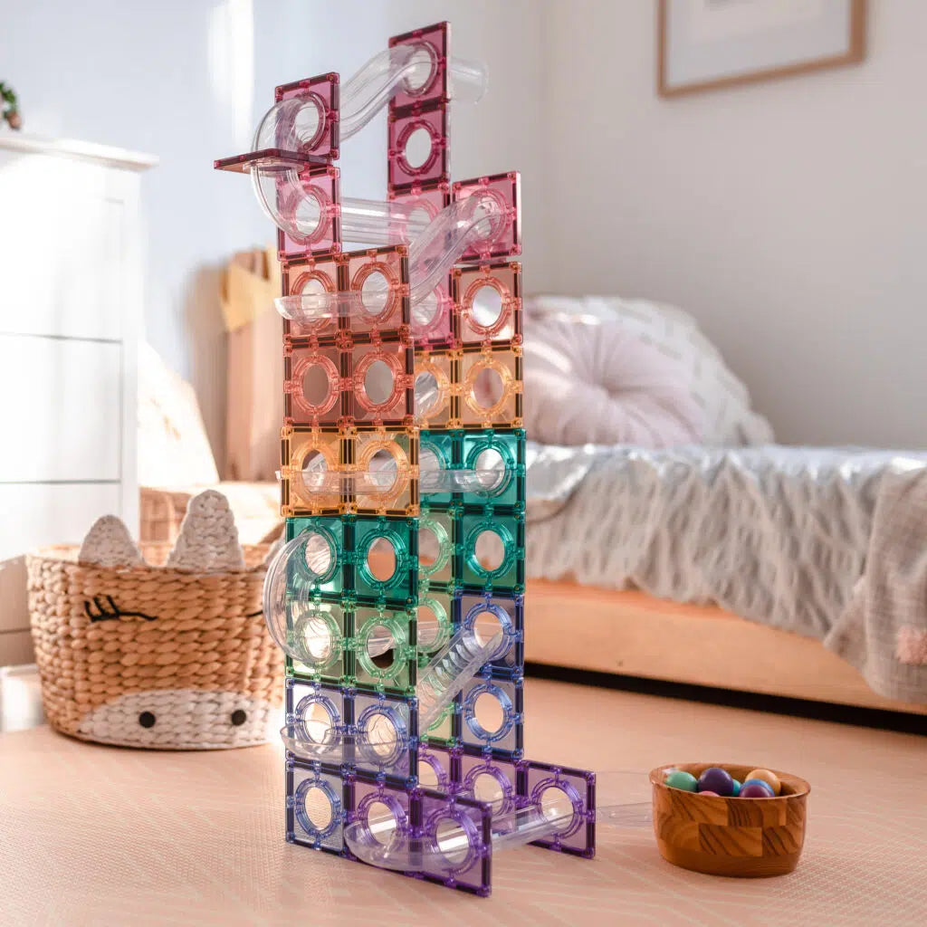 Connetix - Pastel Pack Parcours de billes 106 pc
