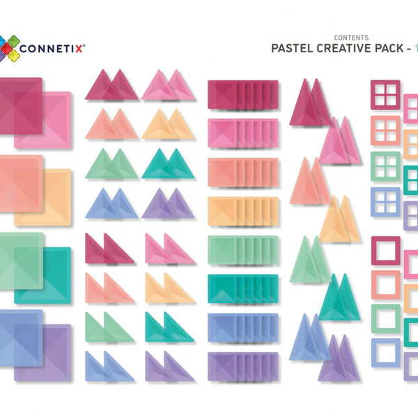 Connetix - Pastel Pack Créatif 120 pc
