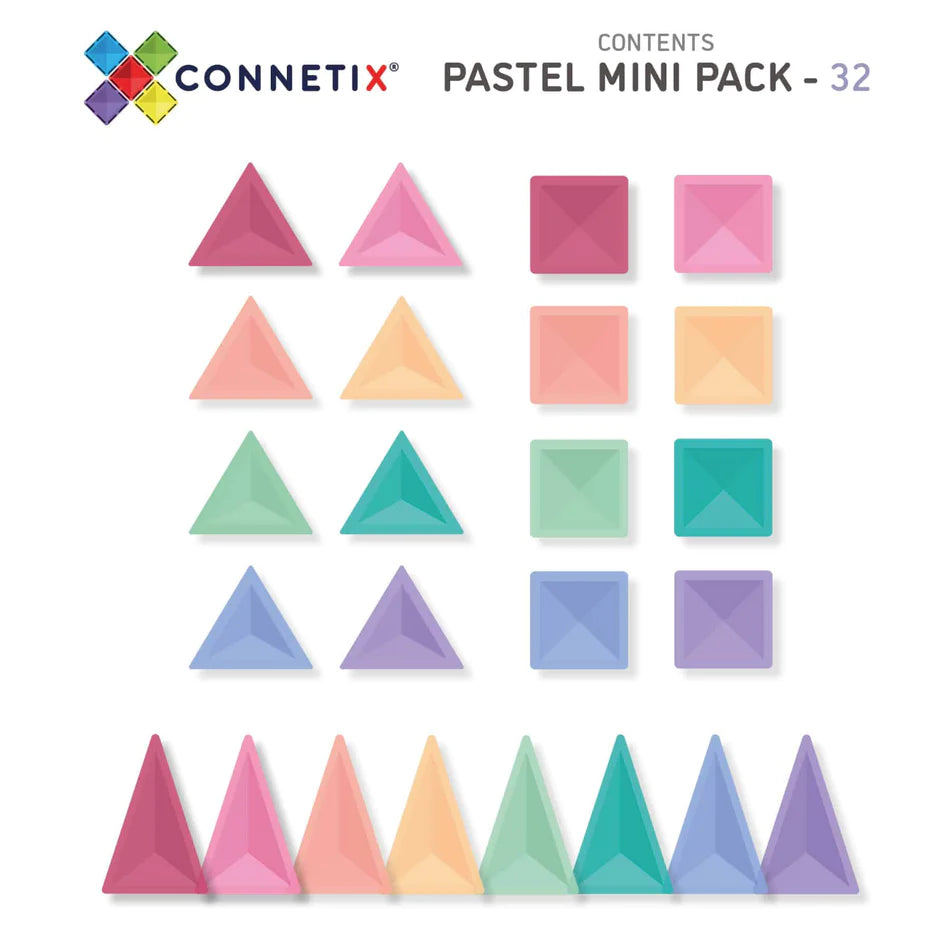 Connetix - Pastel Mini Pack 32 pc
