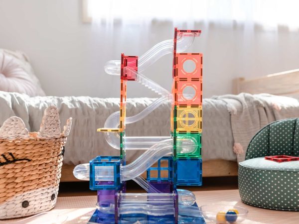 Connetix - Arc-En-Ciel Pack Parcours de billes 92 pc