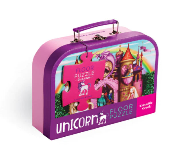 Crocodile Creek - Case Floor Puzzle 24 pc Unicorn