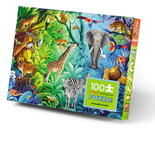 Crocodile Creek - Holographic Puzzle 100 pc Jungle Paradise