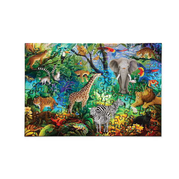 Crocodile Creek - Holographic Puzzle 100 pc Jungle Paradise