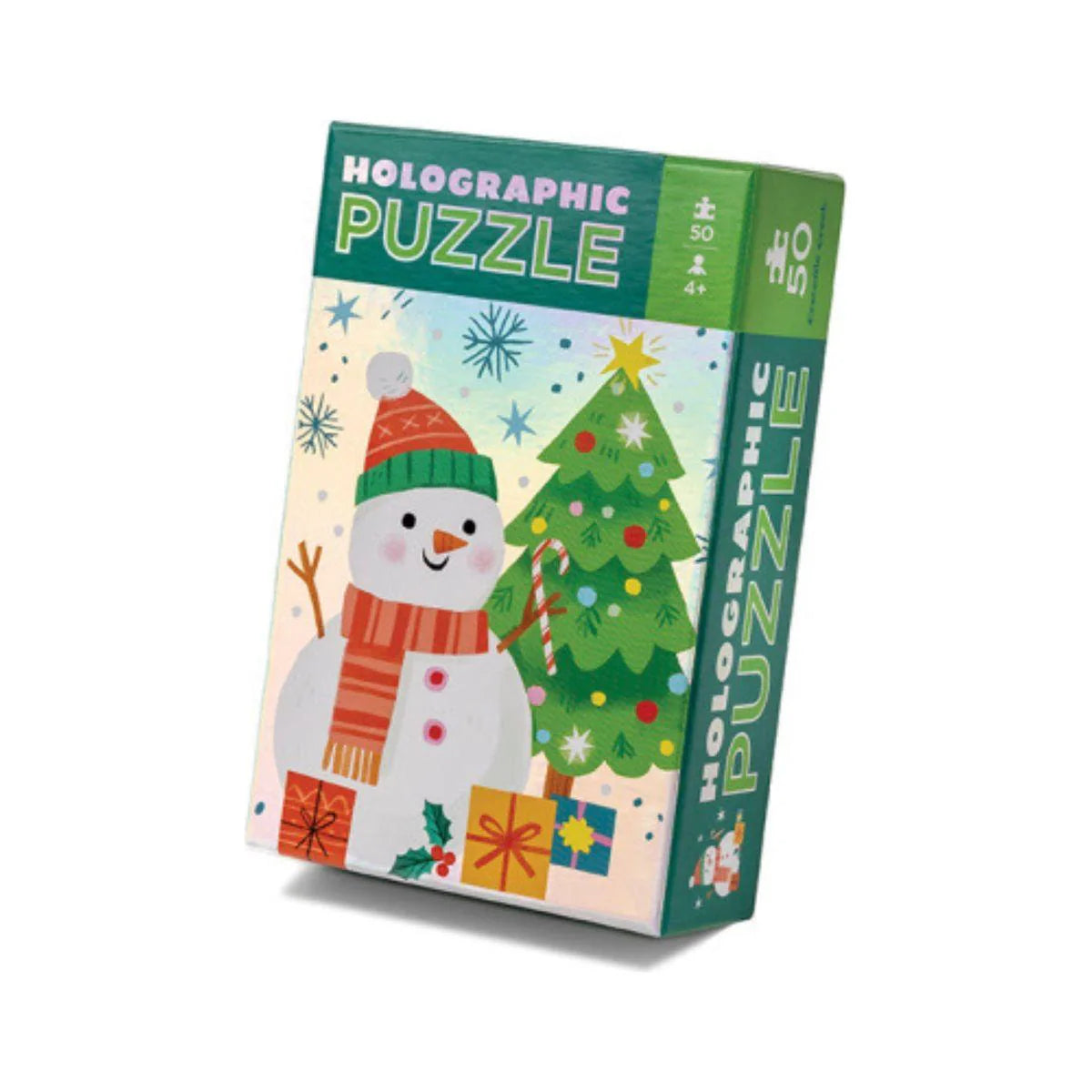 Crocodile Creek - Casse-tête holographique 50 pc Bonhomme de neige