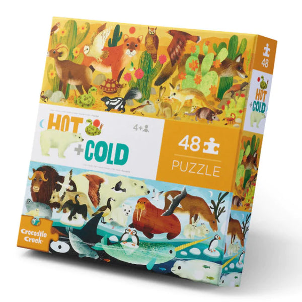 Crocodile Creek - Opposites 48 pc Hot Cold