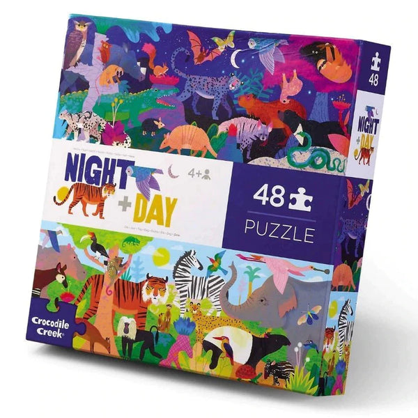 Crocodile Creek - Opposites 48 pc Night Day