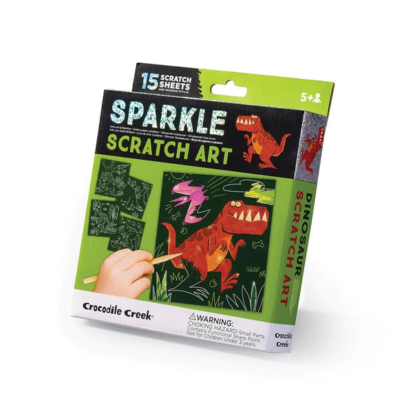 Crocodile Creek - Sparkle Scratch Dinosaur