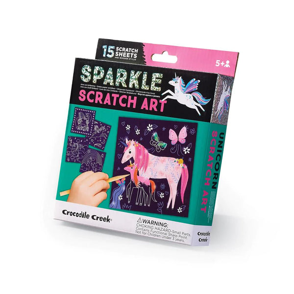 Crocodile Creek - Sparkle Scratch Unicorn