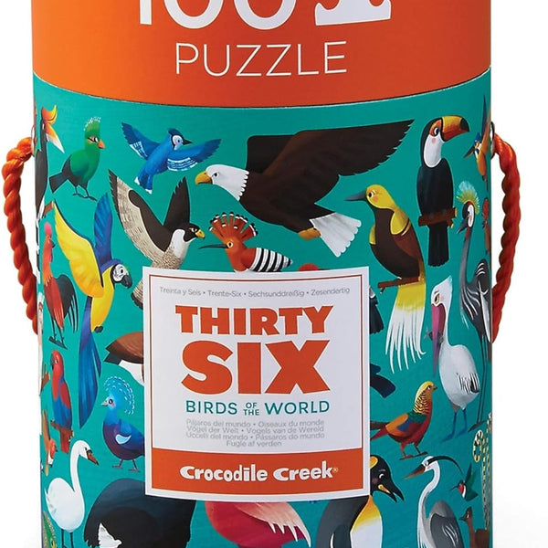 Crocodile Creek - Thirty-six animals Puzzle 100 pc Beautiful Birds