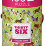 Crocodile Creek - Thirty-six animals Puzzle 100 pc Horse Dreams