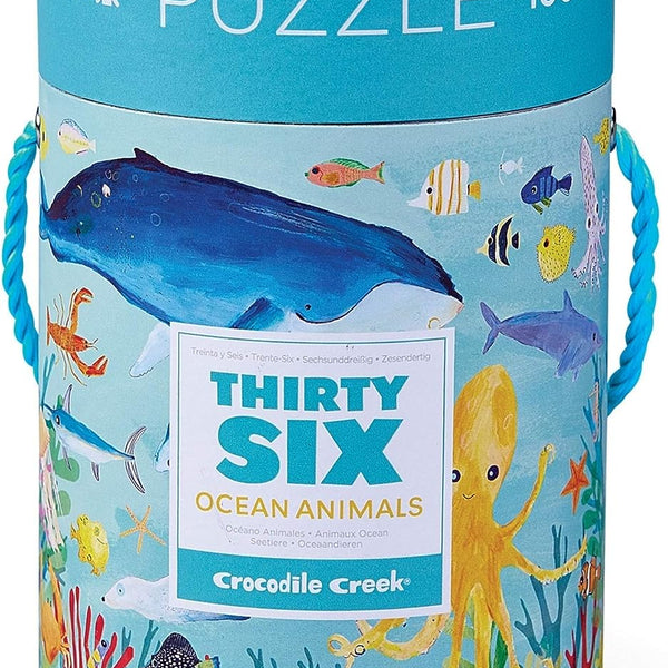 Crocodile Creek - Thirty-six animals Puzzle 100 pc Ocean Animals