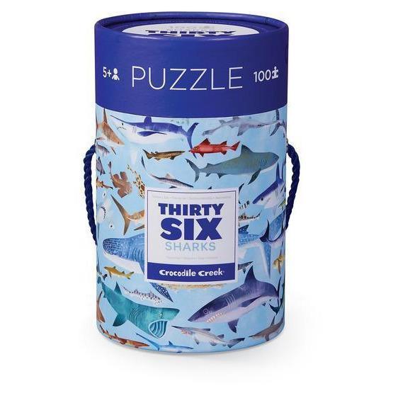 Crocodile Creek - Thirty-six animals Puzzle 100 pc Shark World
