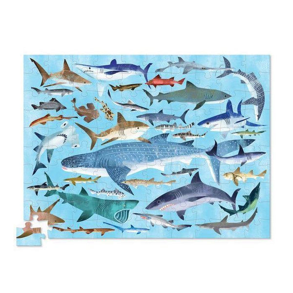 Crocodile Creek - Thirty-six animals Puzzle 100 pc Shark World