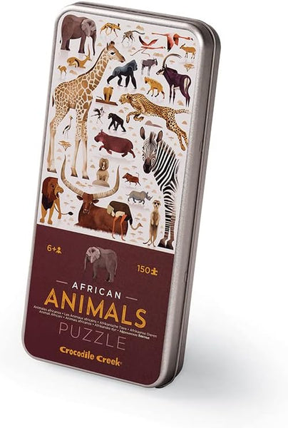 Crocodile Creek - Tin Puzzle 150 pc African Animals