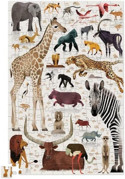 Crocodile Creek - Tin Puzzle 150 pc African Animals