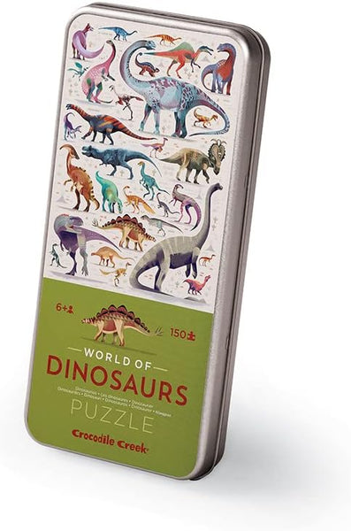 Crocodile Creek - Tin Puzzle 150 pc World of Dinosaurs