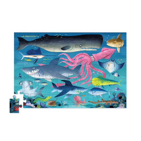Crocodile Creek - Tin Puzzle 50 pc Shark Reef