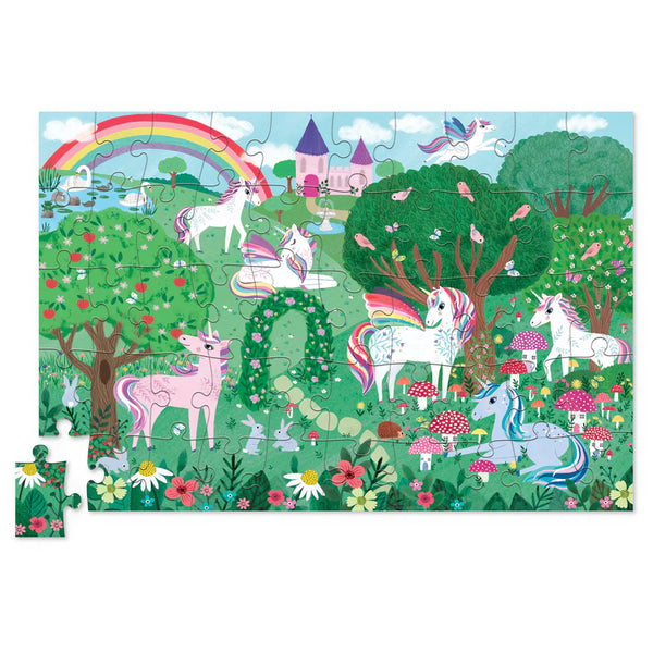 Crocodile Creek - Tin Puzzle 50 pc Unicorn Dreams