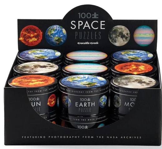 Crocodile Creek - Tin Space Puzzle 100 pc Sun