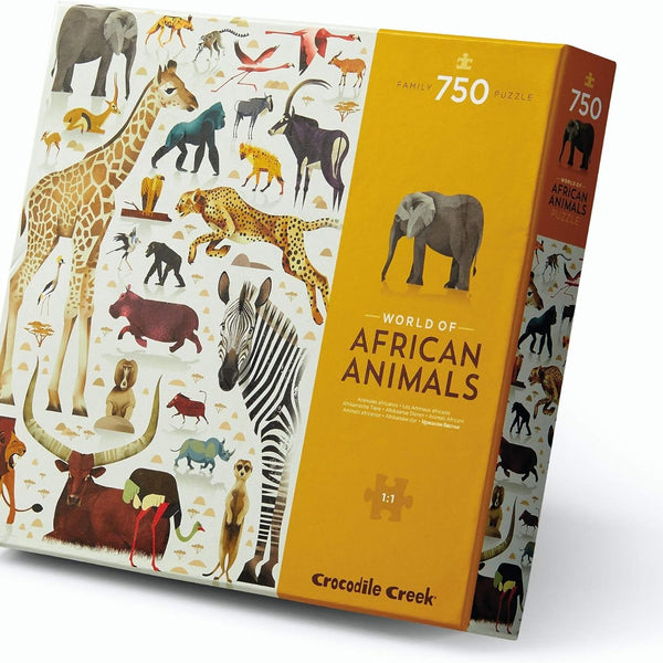 Crocodile Creek - World Animals Puzzle 750 pc African Animals