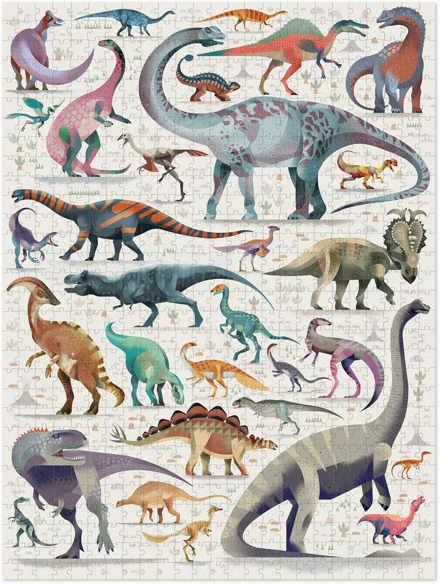 Crocodile Creek - World Animals Puzzle 750 pc Dinosaurs