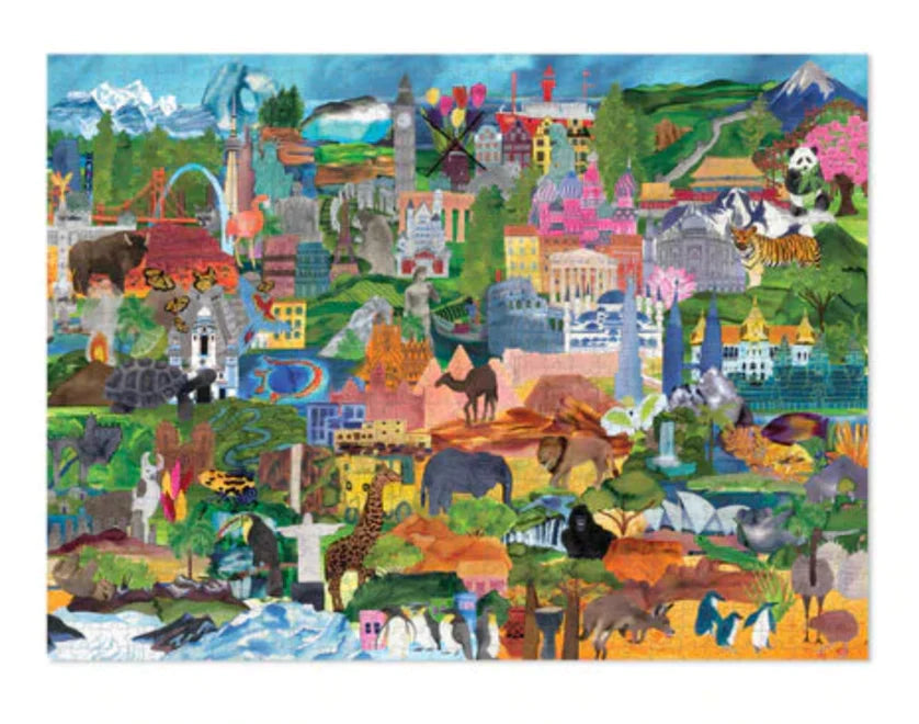 Crocodile Creek - World Puzzle 1000 pc World Collage