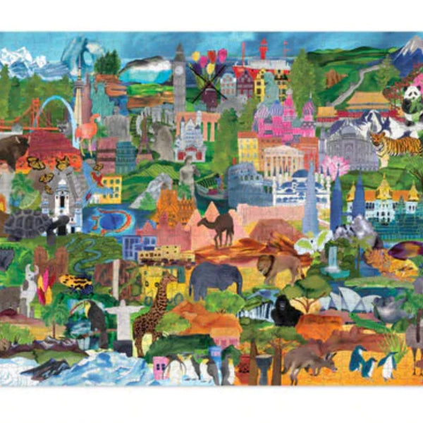 Crocodile Creek - World Puzzle 1000 pc World Collage