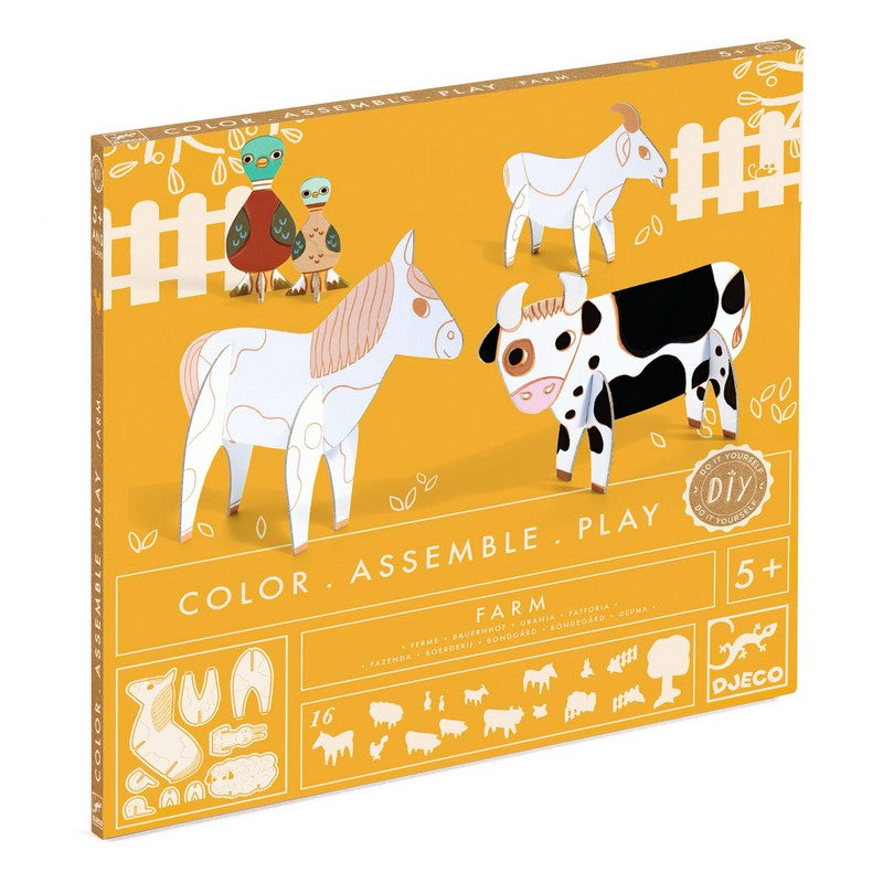 Djeco - Color Assemble Play Ferme