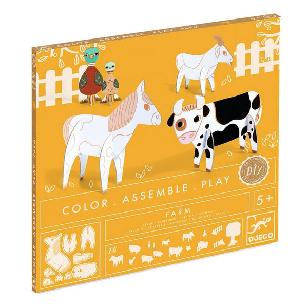 Djeco - Color Assemble Play Ferme