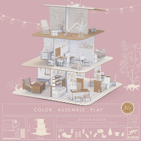 Djeco - Color Assemble Play Maison de Poupées