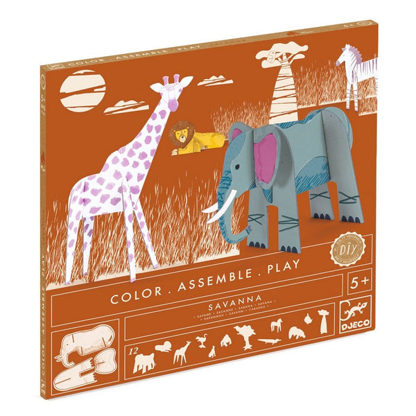 Djeco - Color Assemble Play Savane