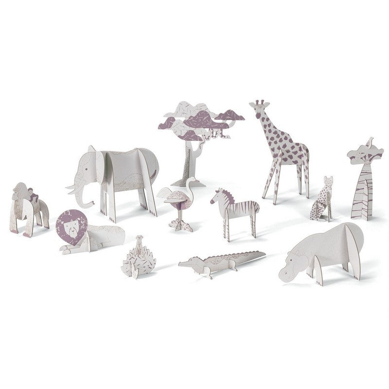 Djeco - Color Assemble Play Savane