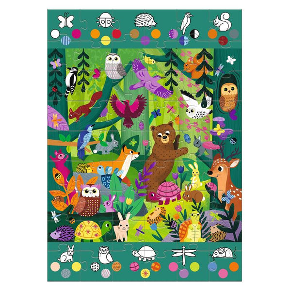 Djeco - Puzzle géant 54 pcs Observation forêt