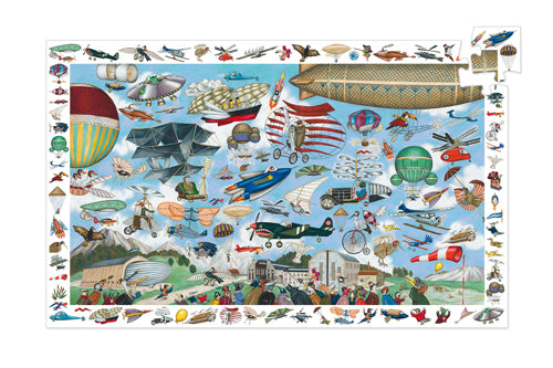 Djeco - Puzzle observation 200 pcs Aéro Club