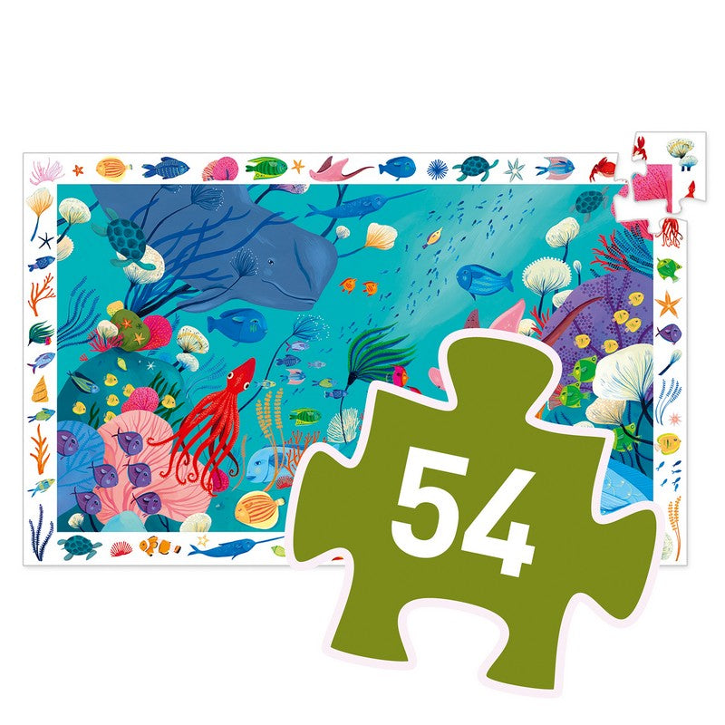 Djeco - Puzzle observation 54 pcs Aquatique