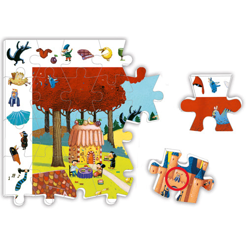 Djeco - Puzzle observation 54 pcs Contes