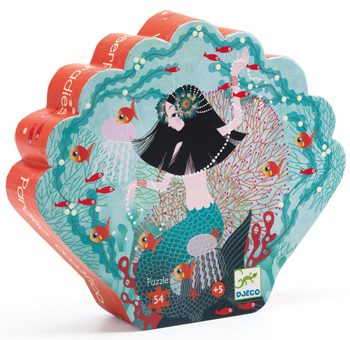 Djeco - Puzzle silhouette 54 pcs Paradis aquatique