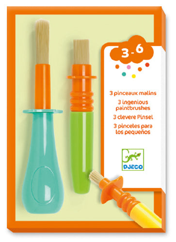 Djeco - 3 pinceaux malins