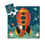 Djeco - Puzzle silhouette 16 pcs Navette spatiale