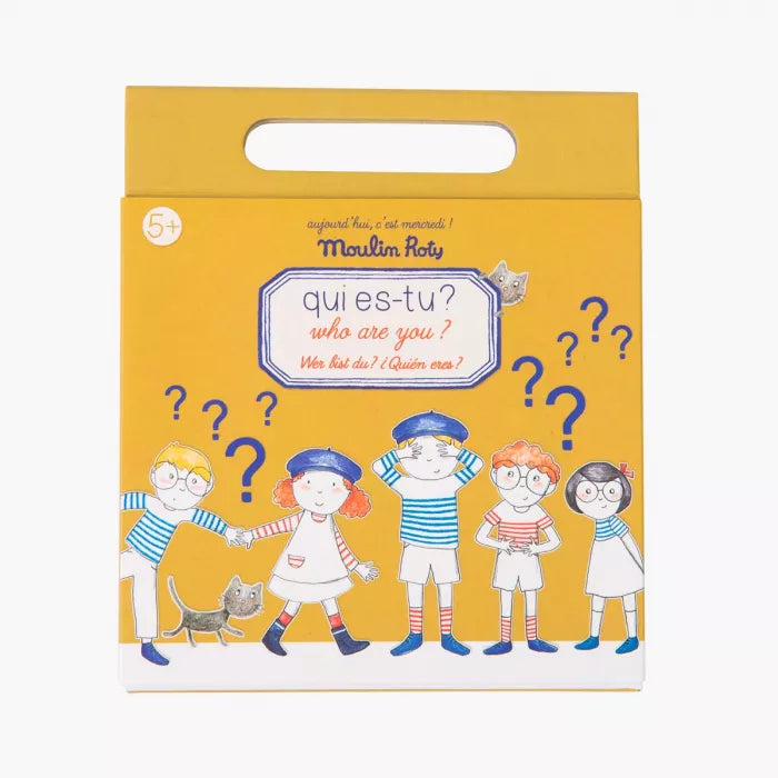 Moulin Roty - Aujourd'hui c'est mercredi Qui es-tu? Jeu magnétique