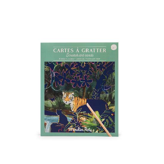 Moulin Roty - Cartes à gratter (Tout autour du monde)