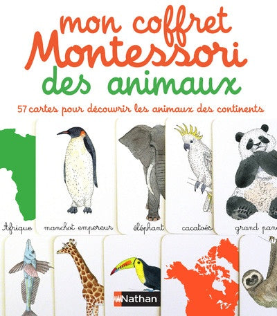 Nathan - Mon coffret Montessori Animaux du monde